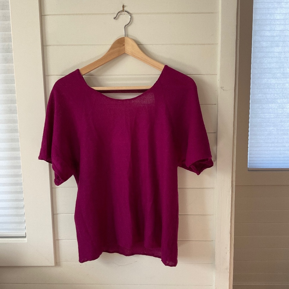 Ulla Johnson cutie, semi cropped baby alpaca sweater